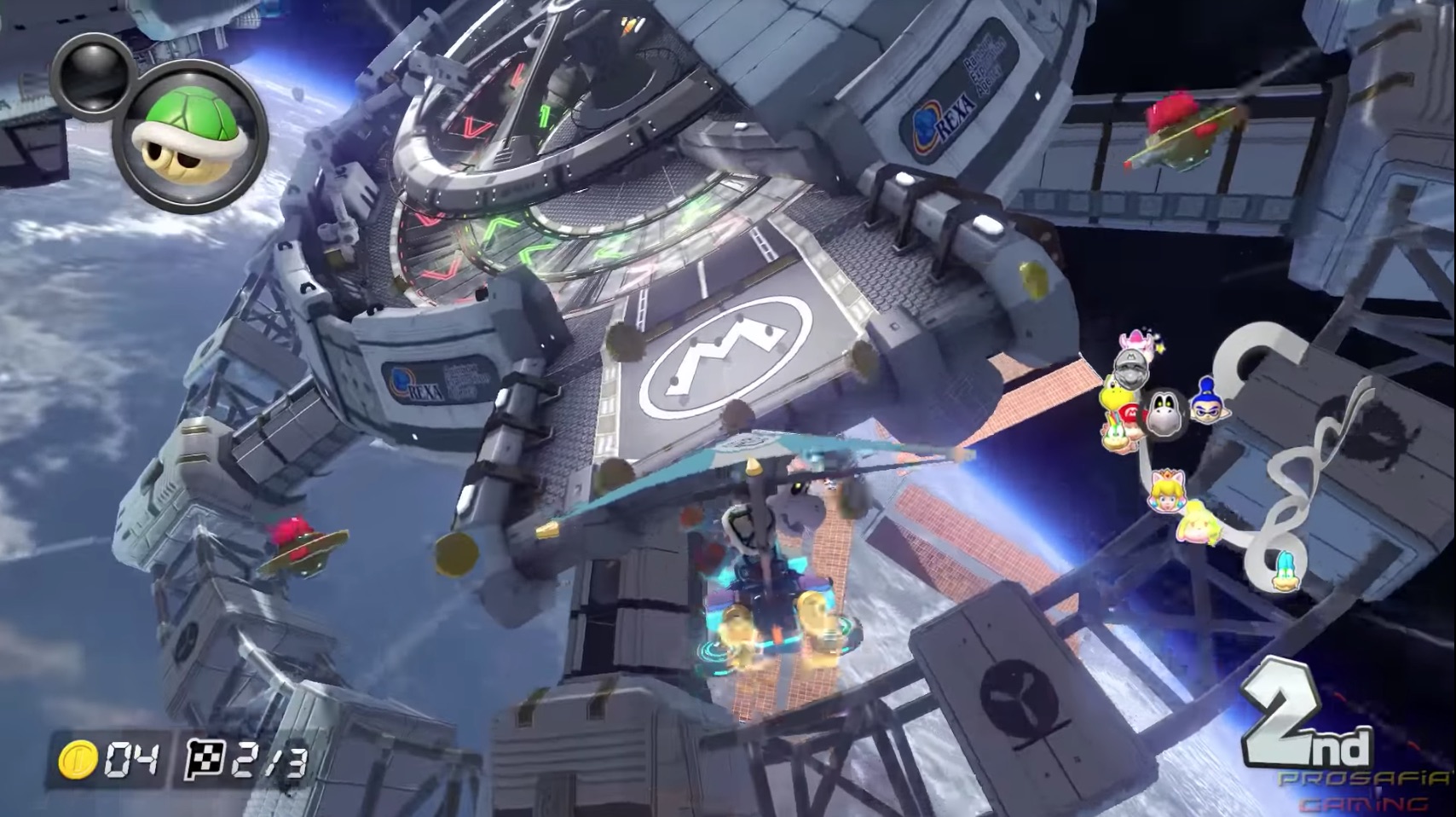 Mario Kart 8 Deluxe gameplay footage (2017)